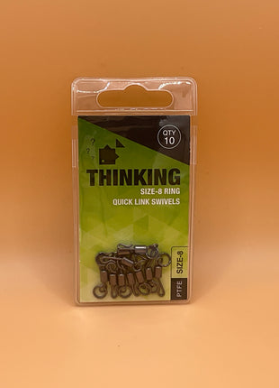 Thinking anglers size 8 quick link swivels by Billing Tackle