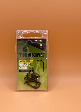 Thinking anglers micro barbed beaked chod size 6 by Billing Tackle