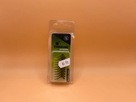 Thinking anglers zig kickers (natural olive) by Billing Tackle