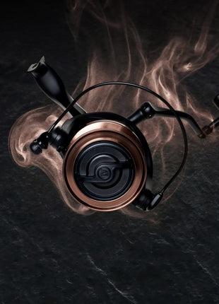 OMC Black Pearl Big Pit Fishing Reel