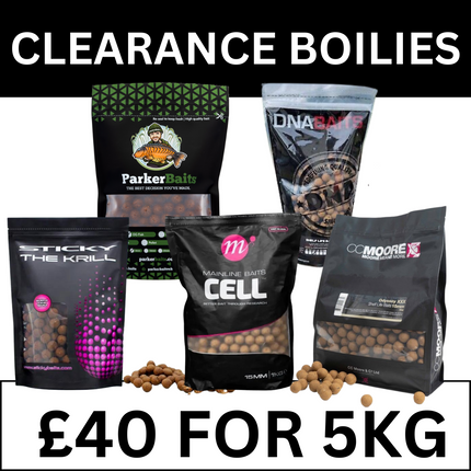 £40 Boilie Bundles SHELFLIFE - Mix & Match - Any Brand, Any Size, Any Flavour