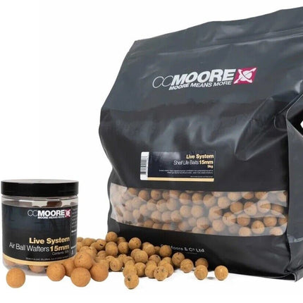 CC Moore Live System 10kg Boilies 18mm Shelf Life + Live System Popups