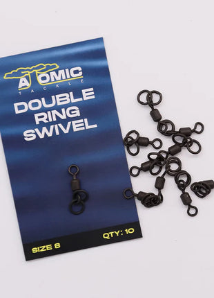 Atomic Tackle Double Ring Swivel Size 8