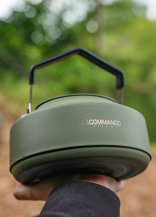 Commando 1L khaki kettle by Billing Tackle