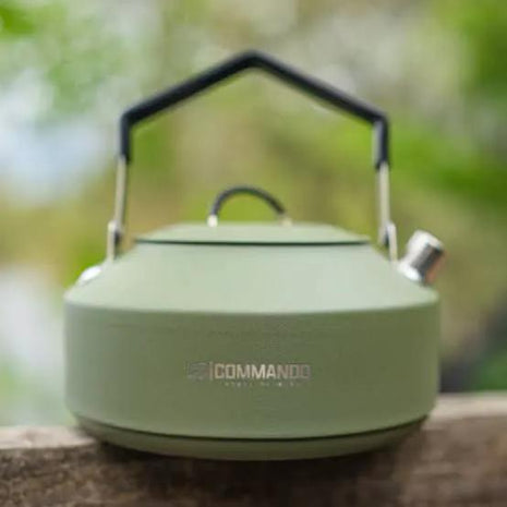 Commando 1L khaki kettle by Billing Tackle