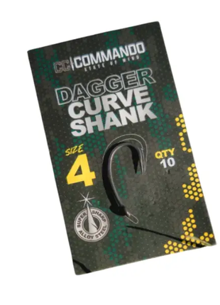Commando dagger curve shank barbed by Billing Tackle