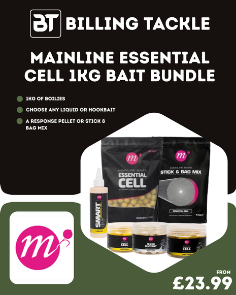Mainline Essential Cell 1Kg Bait Bundle - Full Range