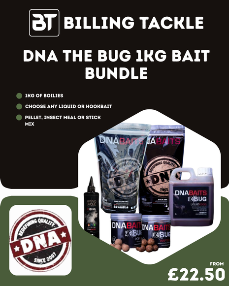 DNA THE BUG 1KG BAIT BUNDLE -  Full Range