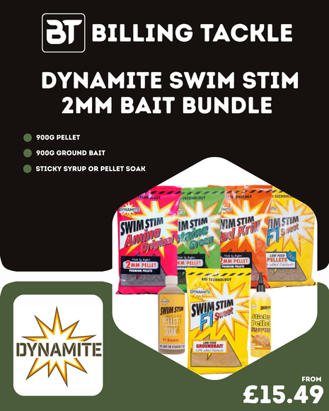 Dynamite 2mm Swim Stim Bundle - Method Fishing Bundle