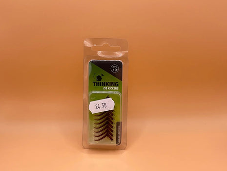 Thinking anglers zig kickers (dark brown) by Billing Tackle