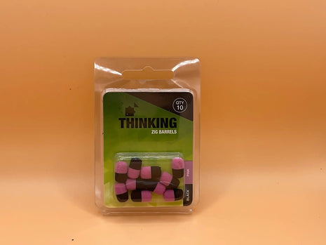 Thinking anglers zig barrel (pink/black) by Billing Tackle