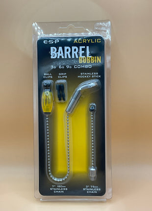 Esp acrylic barrel bobbin (yellow) by Billing Tackle
