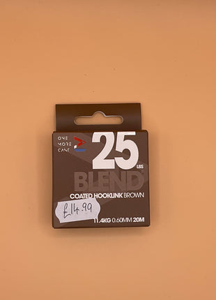 OMC blend coated hook link brown 25lb by Billing Tackle