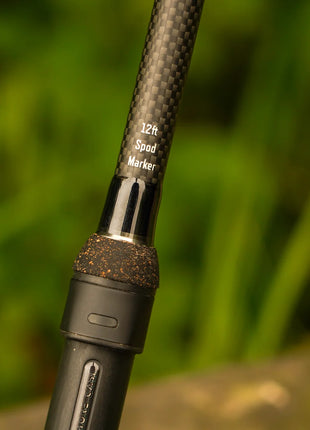 OMC Black Pearl Rods SET OF 3 + Nets + Spods Dark Cork Handles - BRAND NEW
