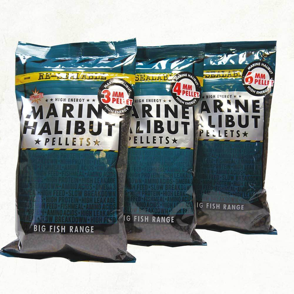 Dynamite Baits Marine Halibut Pellets Groundbait - FULL RANGE