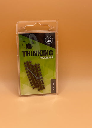Thinking anglers hookbeads (brown) by Billing Tackle