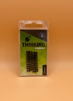 Thinking anglers hook beads (black) by Billing Tackle