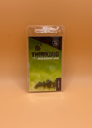 Thinking anglers grub kickers large (brown) by Billing Tackle