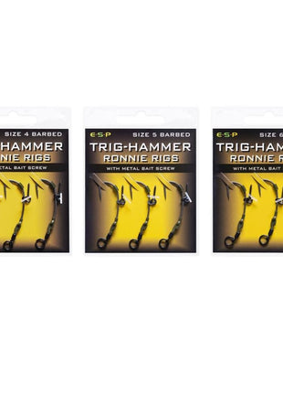 Trigger Hammer Ronnie Rigs ESP – Barbless/Barbed – 3 per pack