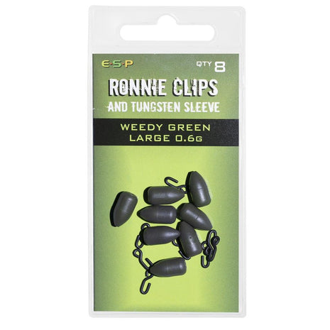Esp Ronnie clips Large - weedy green