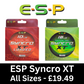 ESP Syncro Carp Mainline Loaded Sinking Mono 1000m Carp Fishing All Sizes