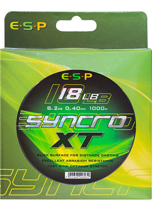ESP Syncro Carp Mainline Loaded Sinking Mono 1000m Carp Fishing All Sizes