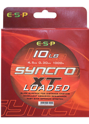 ESP Syncro Carp Mainline Loaded Sinking Mono 1000m Carp Fishing All Sizes