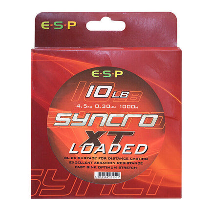 ESP Syncro Carp Mainline Loaded Sinking Mono 1000m Carp Fishing All Sizes