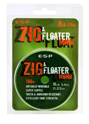 Esp zig & floater mono 8lb 100m by Billing Tackle