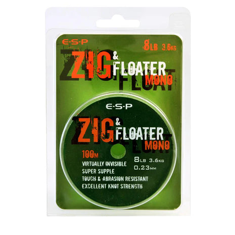 Esp zig & floater mono 12LB 100m