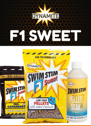 Dynamite F1 Sweet Full Range Pellets Groundbait Liquids Hookers