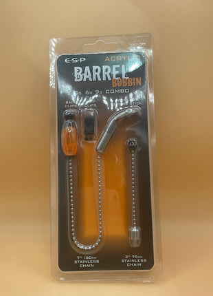 Esp acrylic barrel bobbin (orange) by Billing Tackle