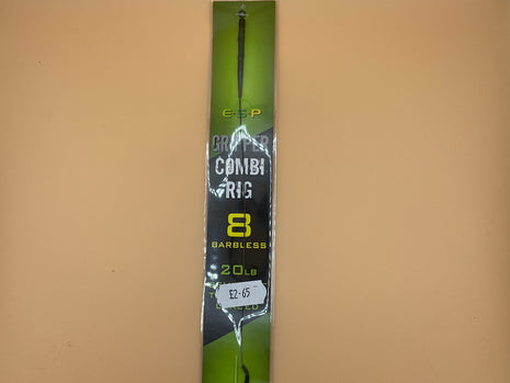 Esp gripper combi rig barbless (8) green