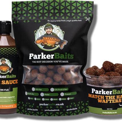 Parker Baits Boilies OG Fruit & Nut 14mm, 18mm Shelf Life 1kg/5kg