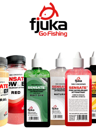 Fjuka Sensate Powder Liquid 1000:1 Fish Accelerant - FULL RANGE - Liquid & Powder