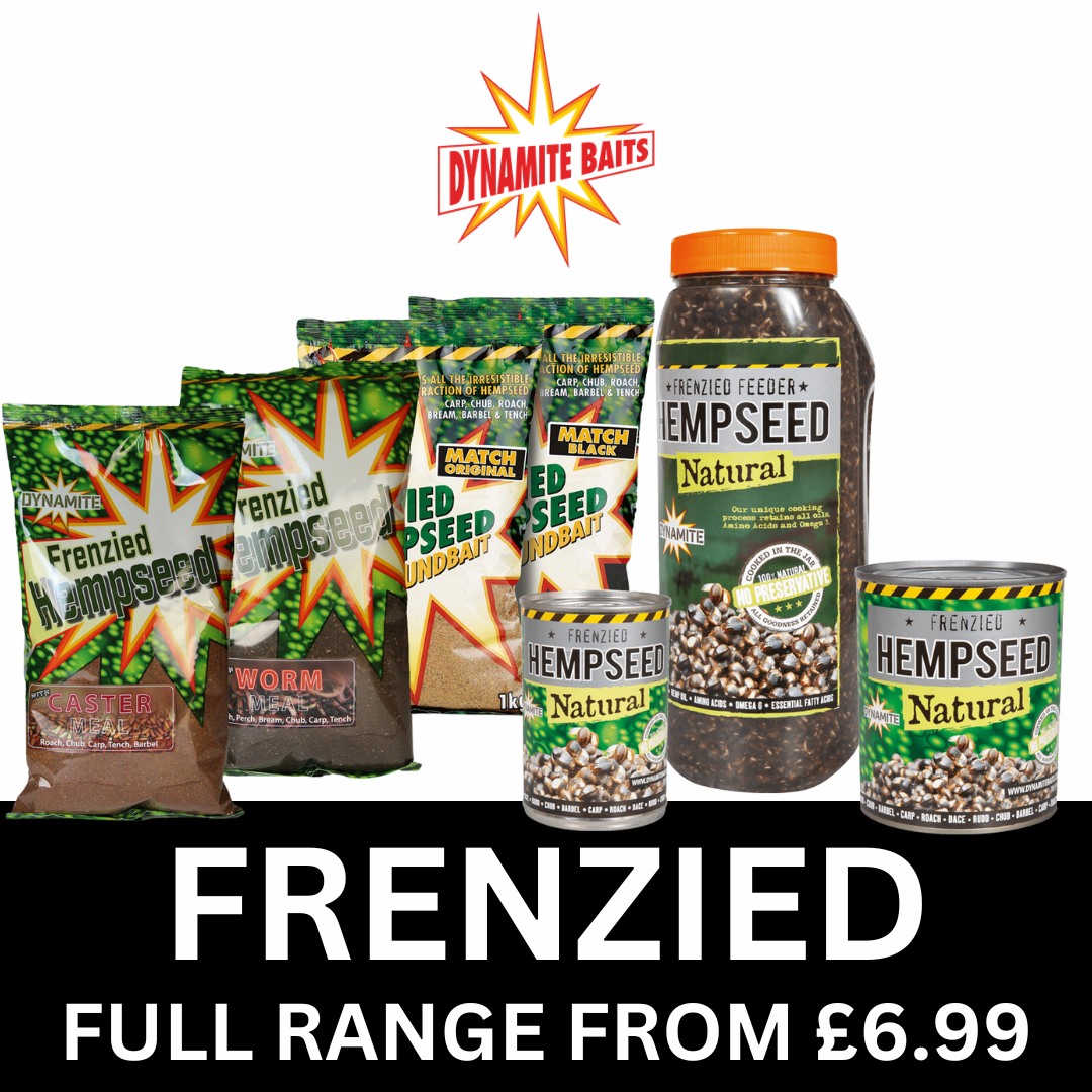 Frenzied Particles Hemp & Groundbaits Dynamite Baits - FULL RANGE - Tigers Maize