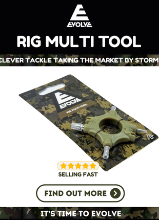 Evolve Tackle Multi Tool - Knot Tying, Stripping, Tightening **NEW**