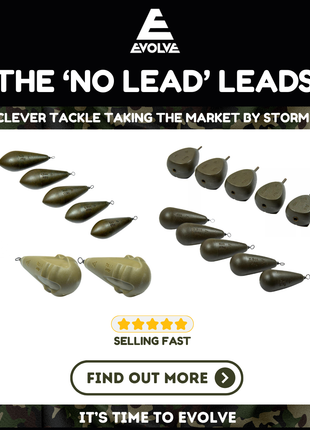 Evolve Tackle Leads - The 'NO LEAD' Lead - Eco Friendly & Fish Safe **NEW**