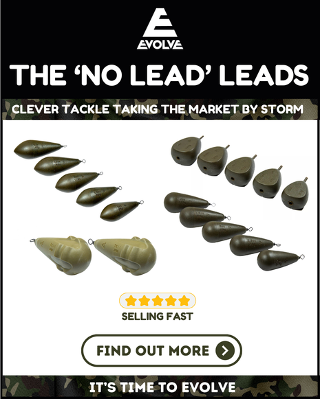 Evolve Tackle Leads - The 'NO LEAD' Lead - Eco Friendly & Fish Safe **NEW**