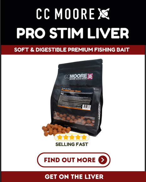 CCMoore Pro-Stim Liver Boilies - All Sizes 10mm, 15mm, 18mm, 24mm in 1kg & 5kg Bags