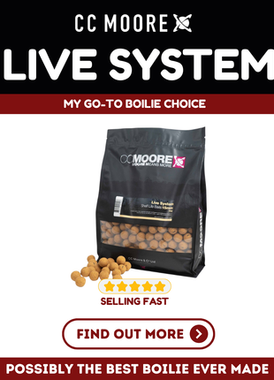 CC Moore Live System Boilies 5KG Shelf Life