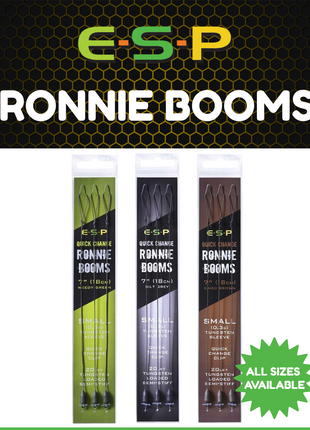 ESP Ronnie Booms – Precision Pre-Tied Boom Sections for Ronnie Rigs