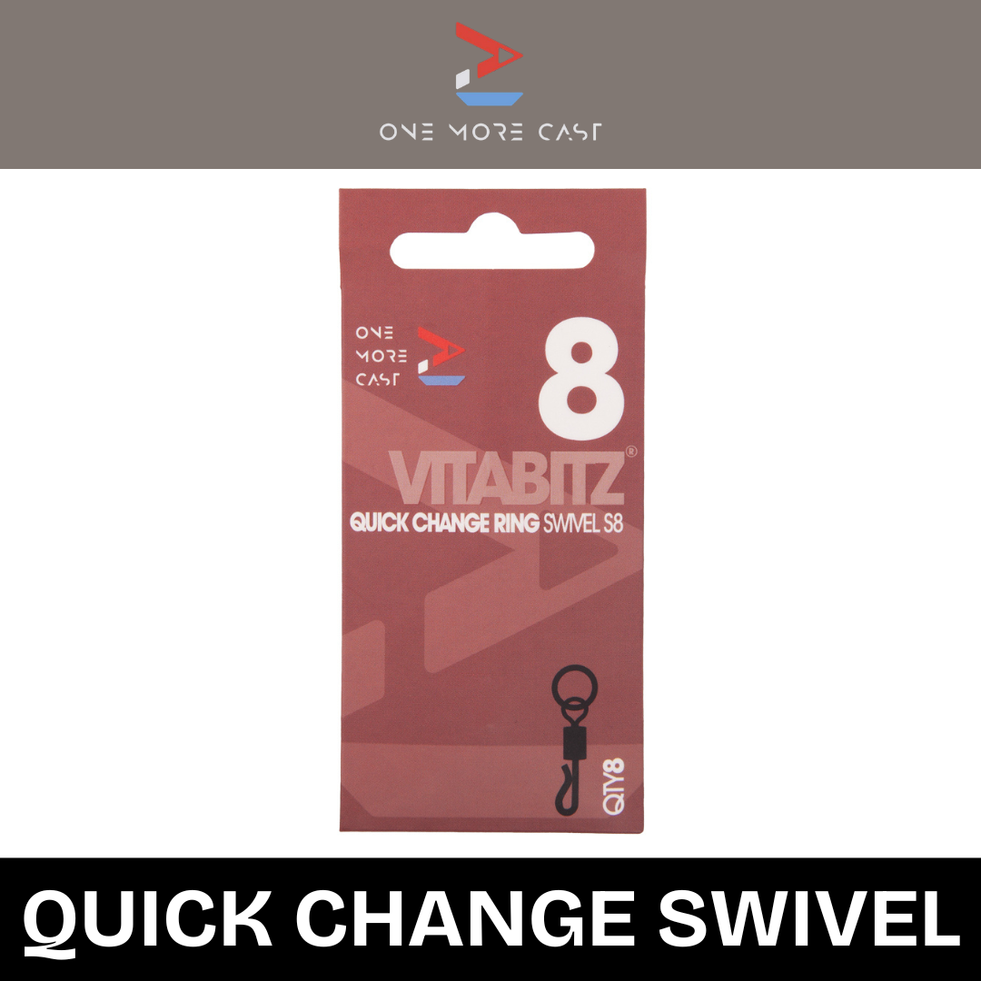 OMC Vitabitz Quick Change Ring Fishing Swivel