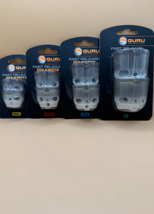 GURU FAST RELEASE POLE POTS - All sizes