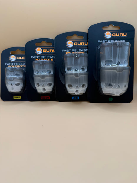 GURU FAST RELEASE POLE POTS - All sizes