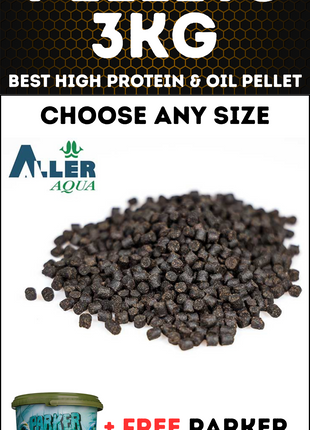 Aller Aqua BEST 3KG Pellets + FREE Parker Baits Bucket - £15.99