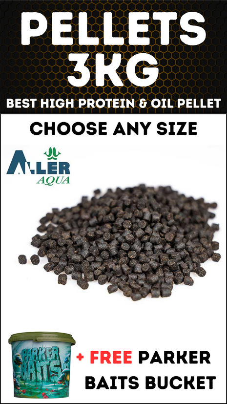 Aller Aqua BEST 3KG Pellets + FREE Parker Baits Bucket - £15.99
