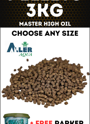 Aller Aqua MASTER 3KG Pellets + FREE Parker Baits Bucket - £15.99