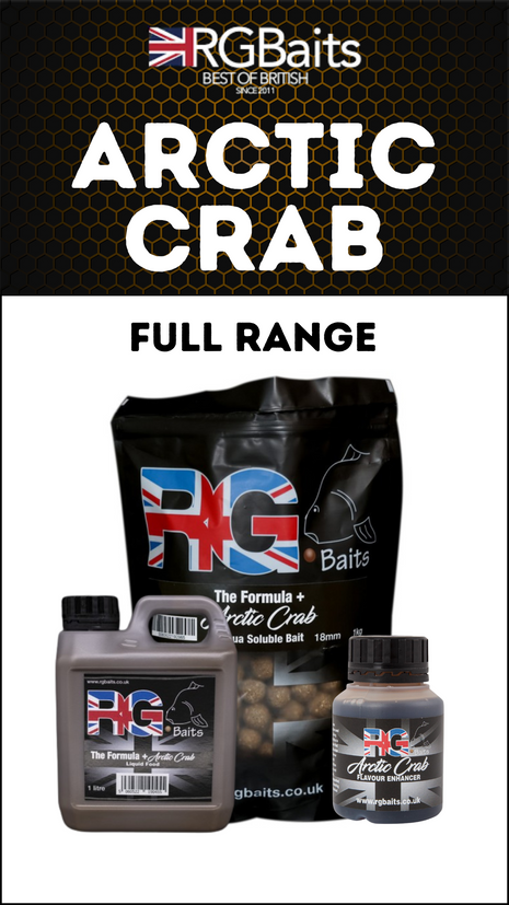 RG Baits Arctic Crab Full Range from £10.99 - Same Day Dispatch
