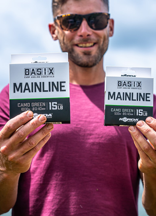 Korda Basix Mainline Camo Green 500m by Billing Tackle